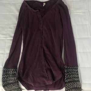 Free People Sweater Cuff Long Sleeve